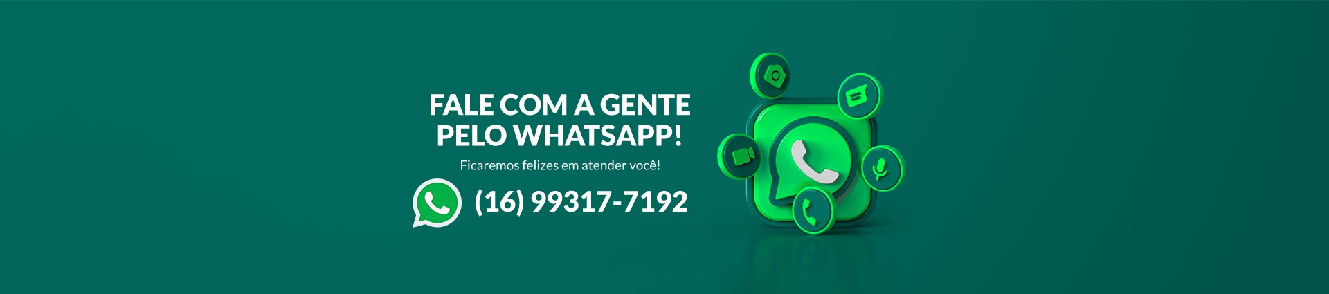 Fale com a gente pelo whatsapp